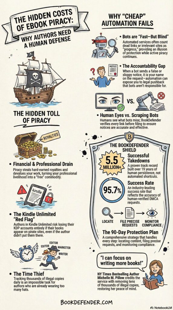 the hidden cost of ebook piracy and why authors need a human defense